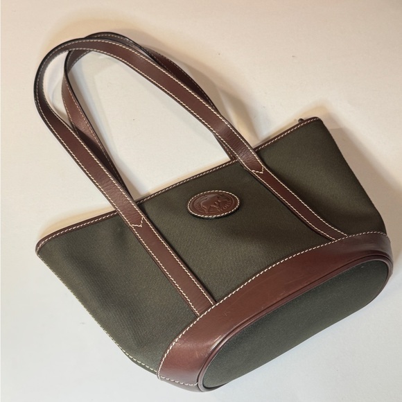 Dooney & Bourke Olive and Chocolate Tote - Picture 12 of 15